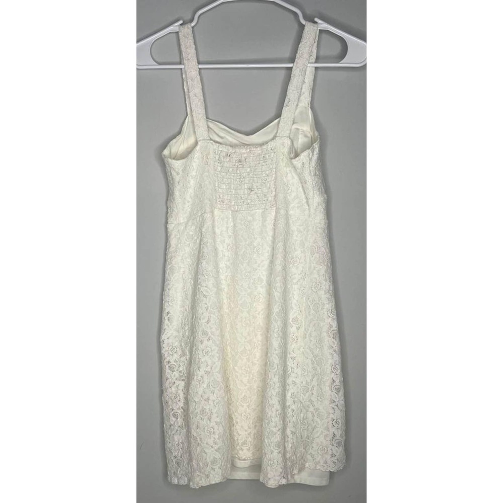 Chelsea & Violet Floral Lace Summer Dress White XS - Picture 2 of 4